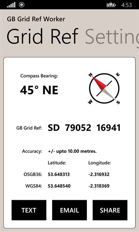 GB Grid Ref Worker Screenshots 1