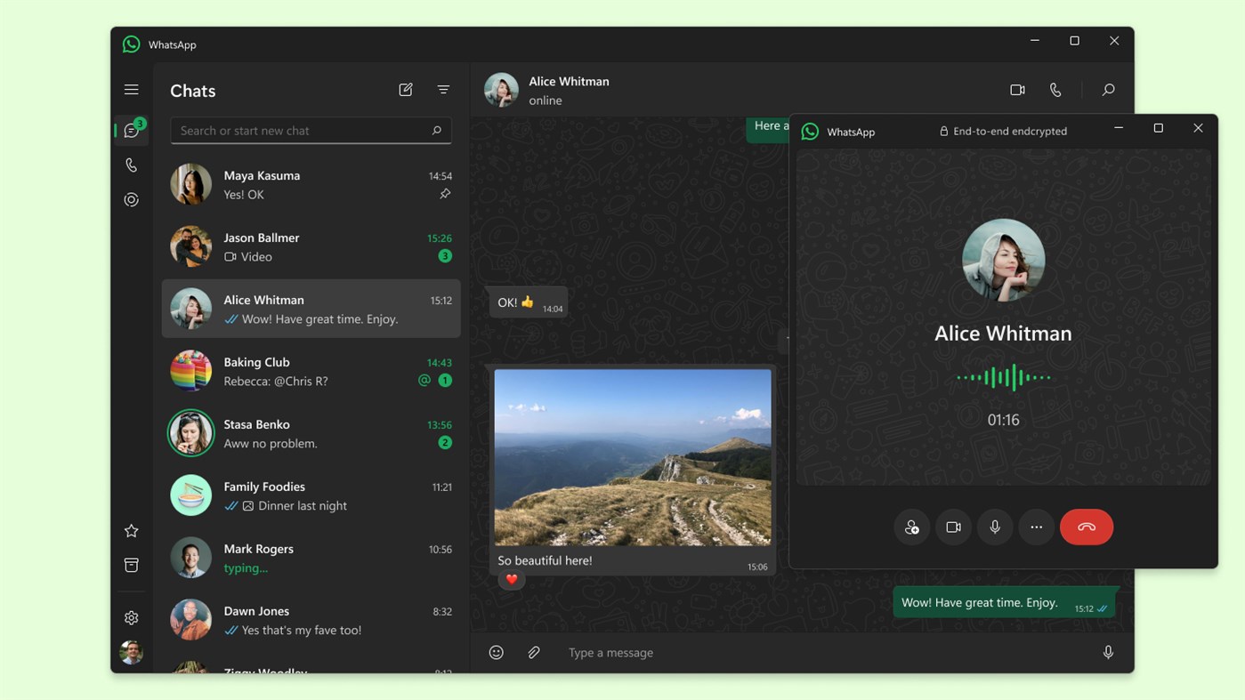 #7. WhatsApp (Windows) 게시자: WhatsApp Inc.