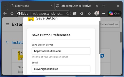 Save Button