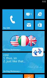 Italian English Dictionary+ screenshot 1