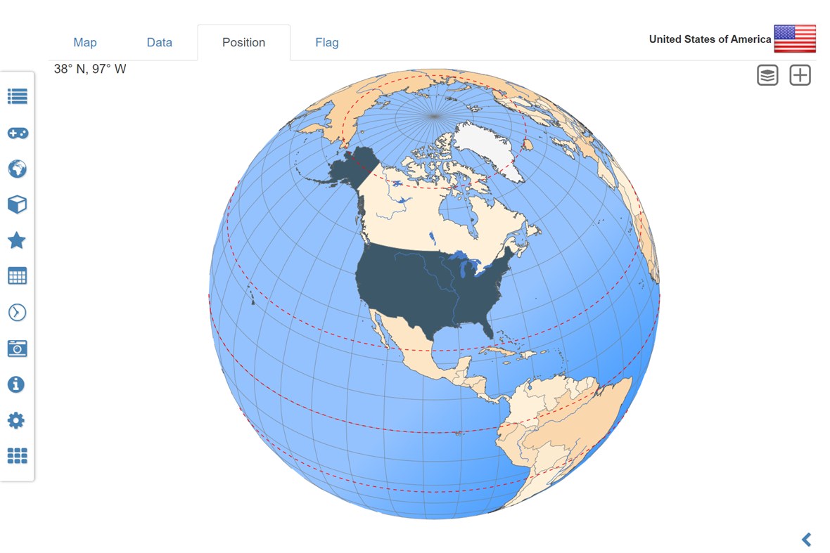 #3. World Atlas & Quiz MxGeo Pro (Windows) 来自: HPB-Labs