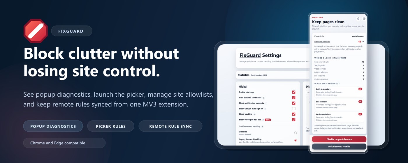 FixGuard - Ad Blocker & Privacy Protection