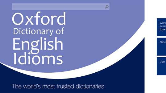 Oxford Dictionary of Idioms screenshot 1