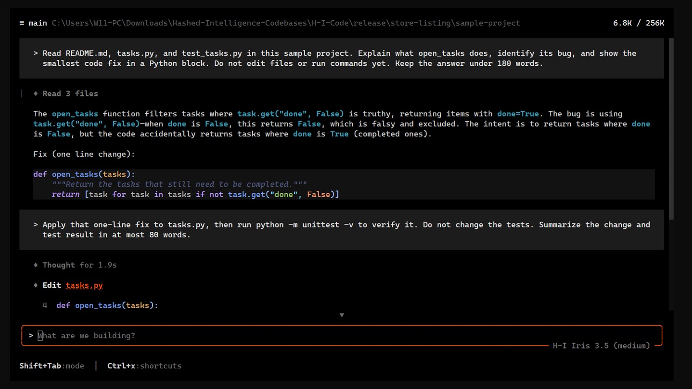 #5. H-I Code (Windows) Od: Hashed Intelligence