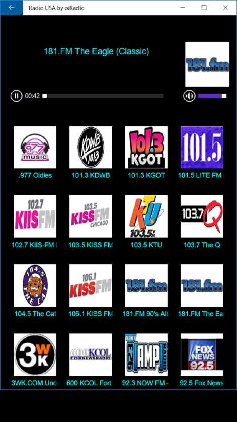 Radio USA by oiRadio - United States stations Screenshots 1