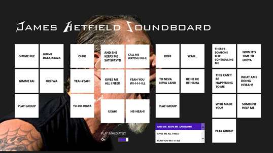James Hetfield Soundboard screenshot 3