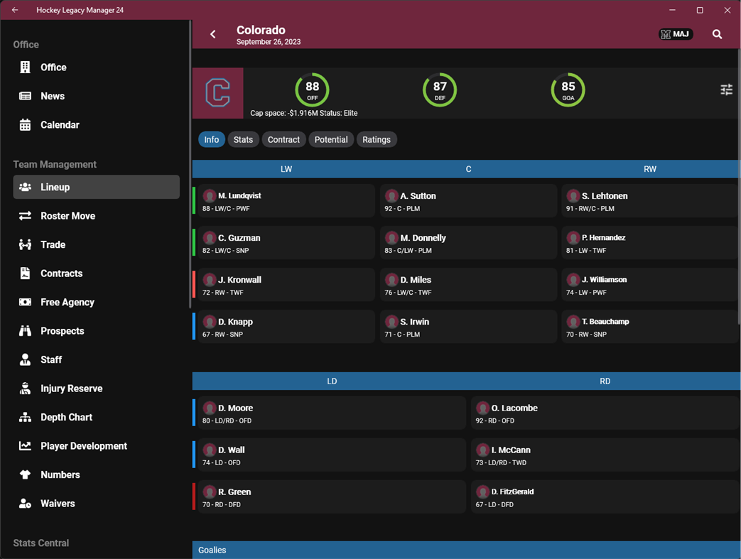 #2. Hockey Legacy Manager (Windows) 来自: Hockey Legacy Manager