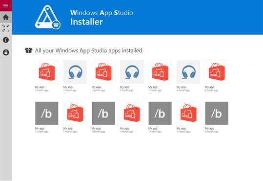 Windows App Studio Installer screenshot 2