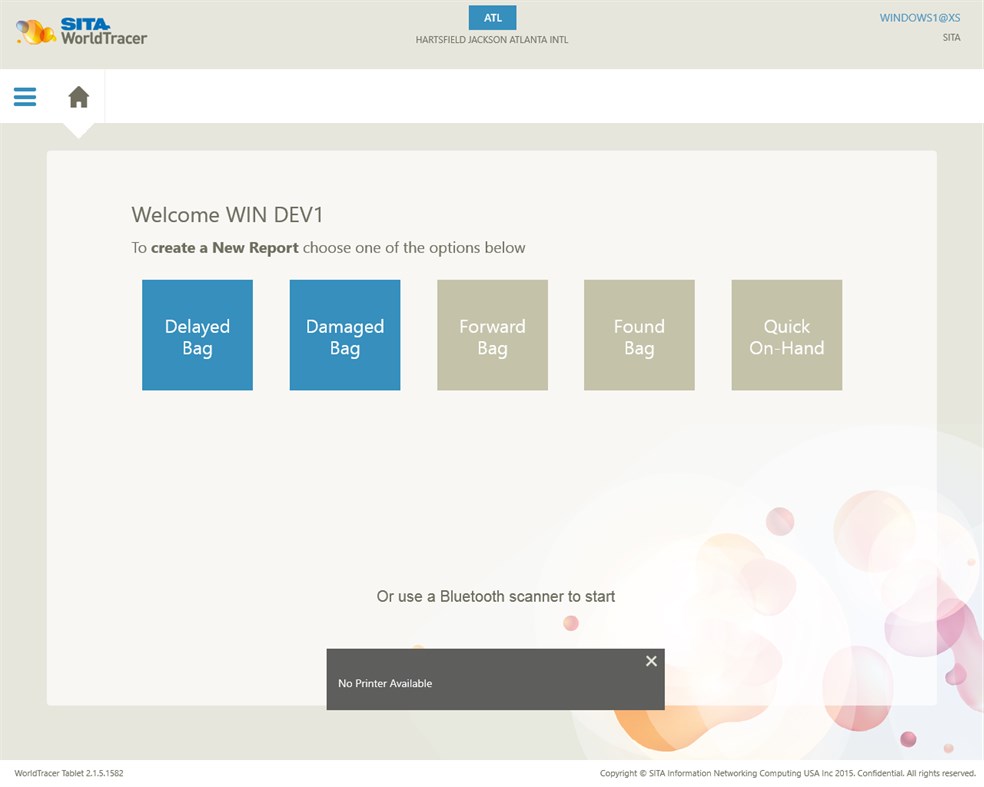 #2. SITA WorldTracer Tablet (Windows) Ved: Cinq Technologies