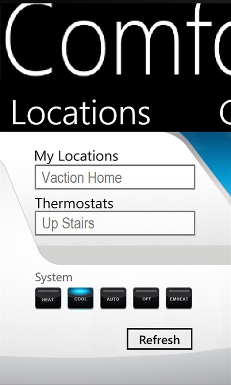 Total Connect Comfort Thermostat Windows Phone Apps Appagg