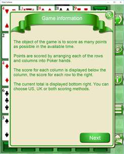Poker Solitaire V+ screenshot 5