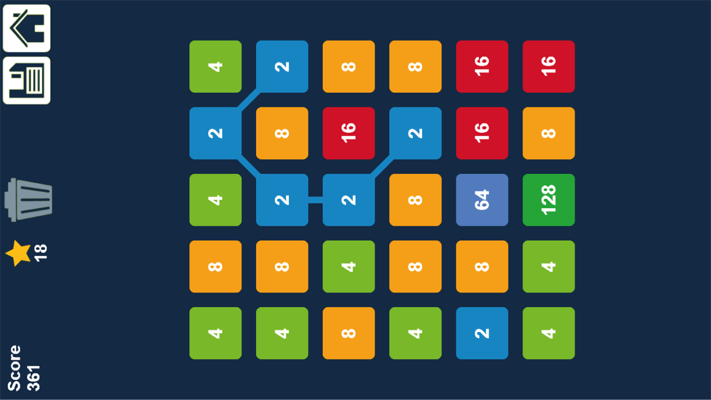 #3. 2048 Connect n Merge Numbers: Match 3 Block Puzzle (Windows) De: Amr Hassan