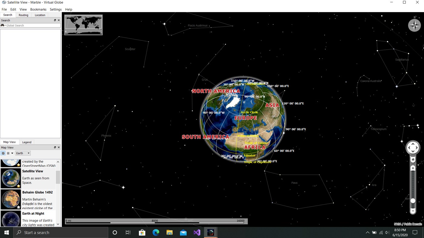 #4. Earth 3D Suite : Earth Pro, Street View (Windows) Podle: varapps