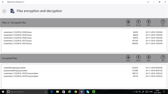 Saferoom for Windows 8.1 screenshot 7