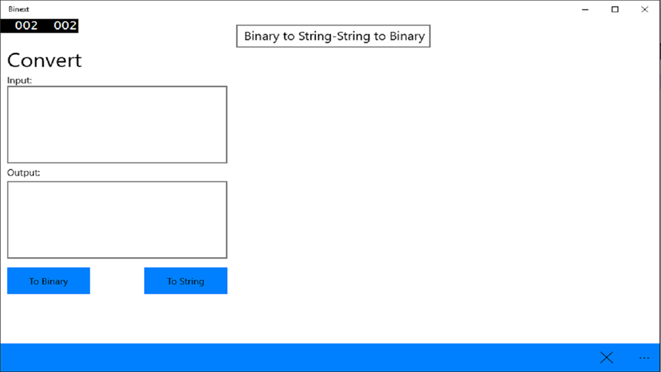 Binext (Windows) By: Yavuz ÇAPKAN