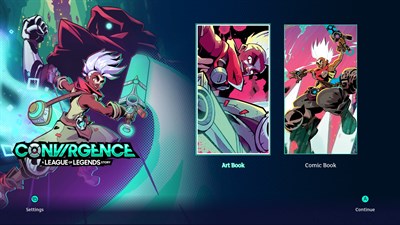 CONVERGENCE: цифровой комикс и артбук — скриншот 1