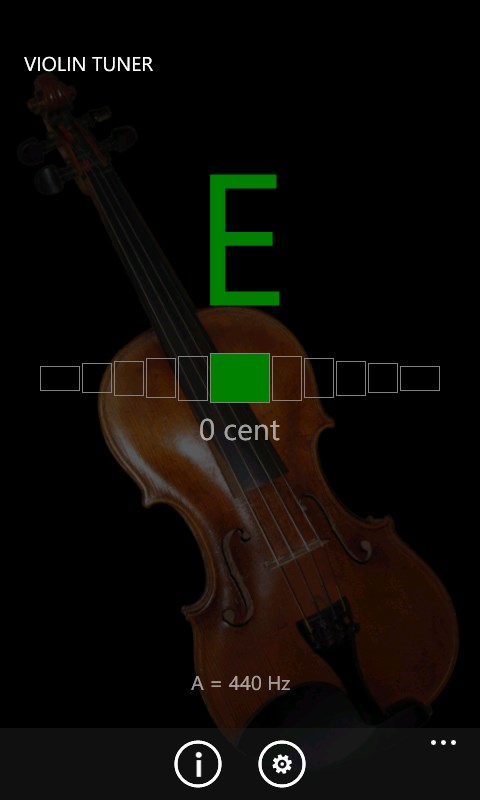 Violin Tuner for Windows 10 Mobile