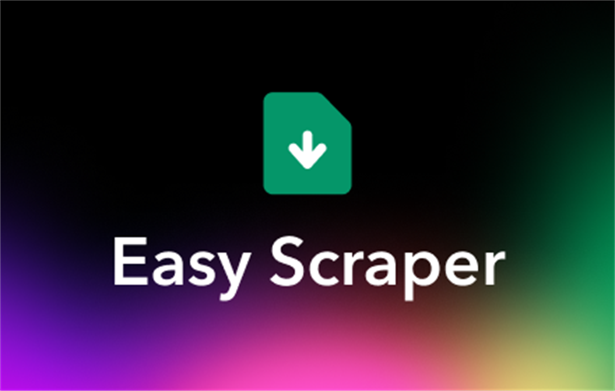 Easy Scraper - One-click web scraper