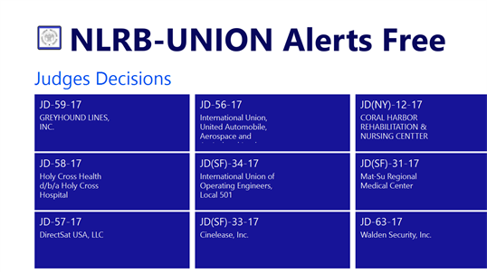 NLRB-UNION Alerts screenshot 3