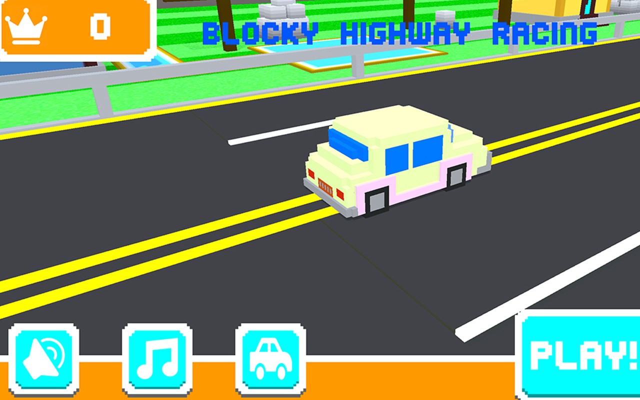 Blocky Highway Racing Game