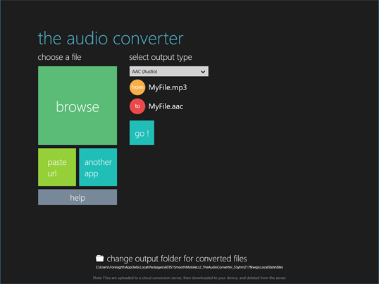 The Audio Converter screenshot 2