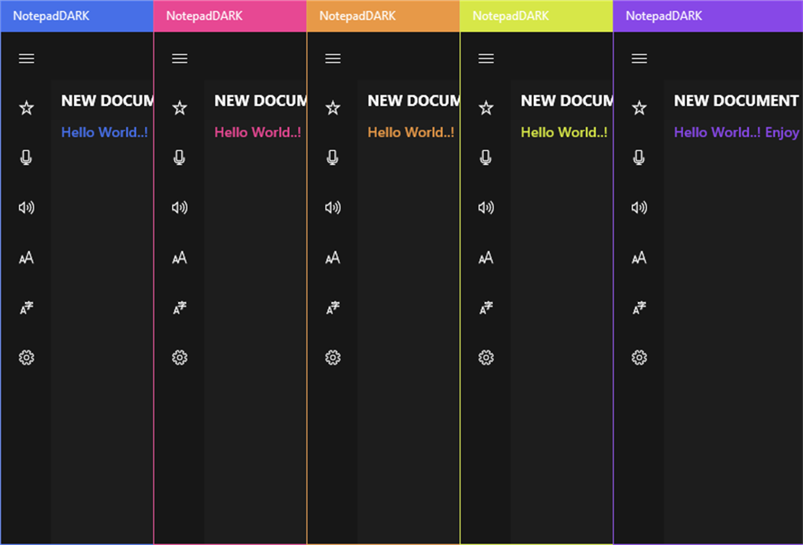 #4. NotepadDARK (Windows) Podle: Vinod Kumar J