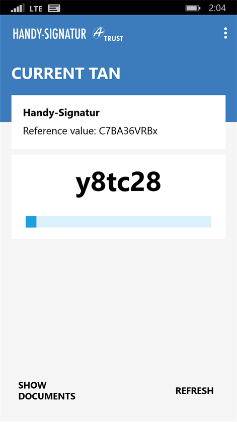 Handy-Signatur App Screenshots 2