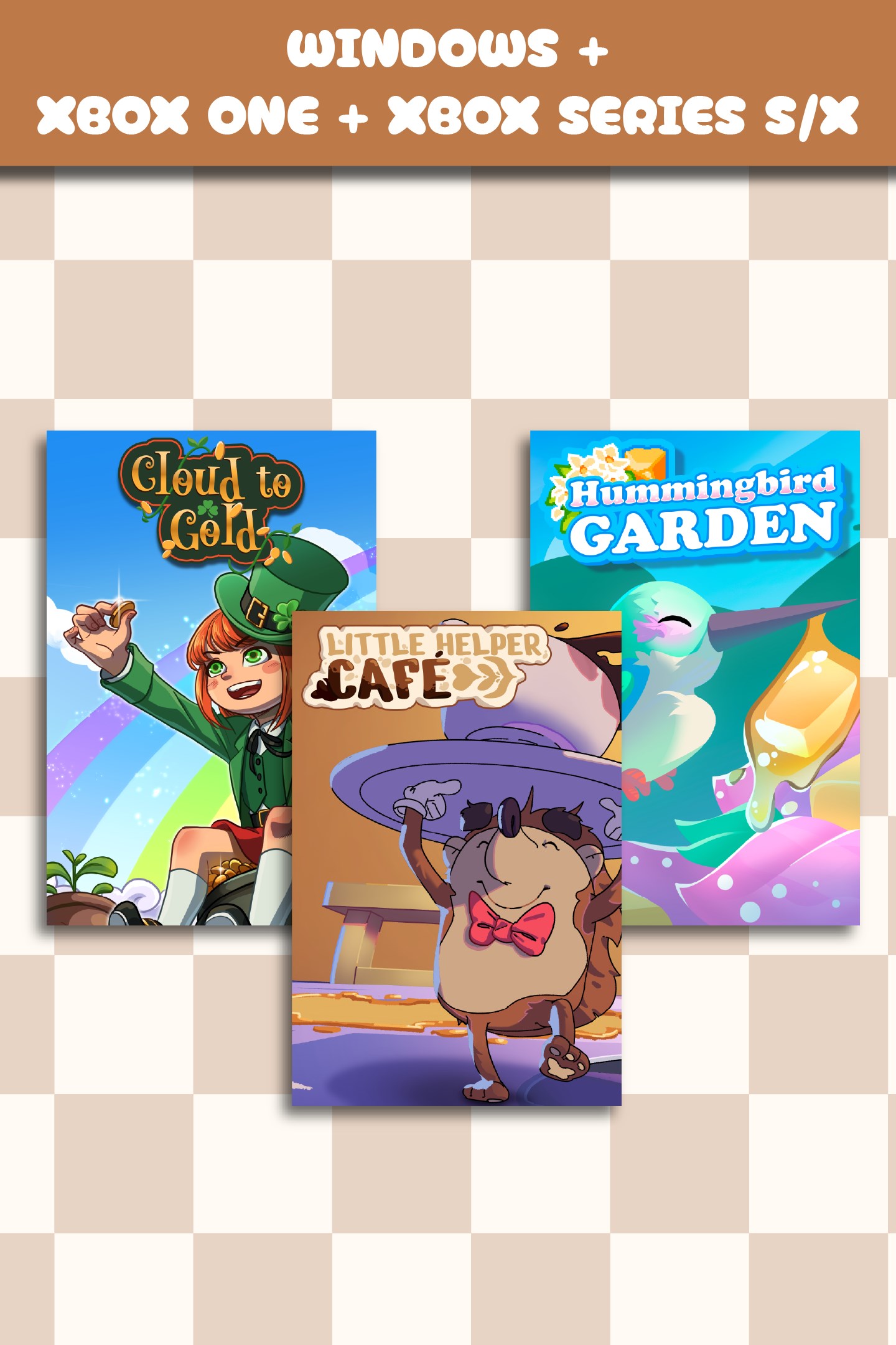 Hummingbird Garden + Cloud to Gold + Little Helper Café (Bundle)