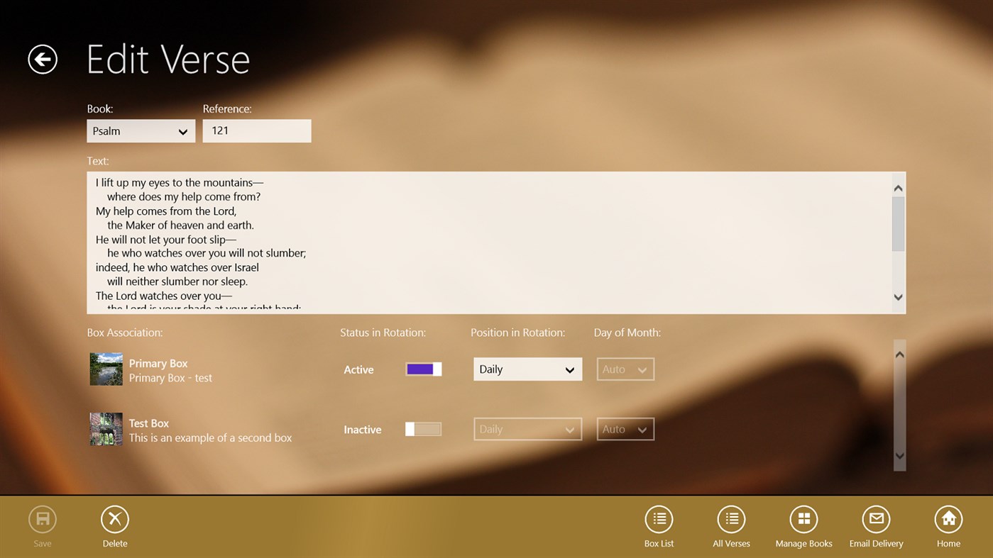 #3. Scripture Box (Windows) 由: Red Route Software LLC