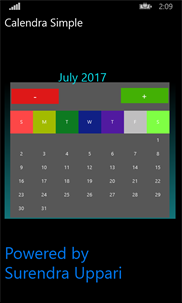 Calendar Simple screenshot 4