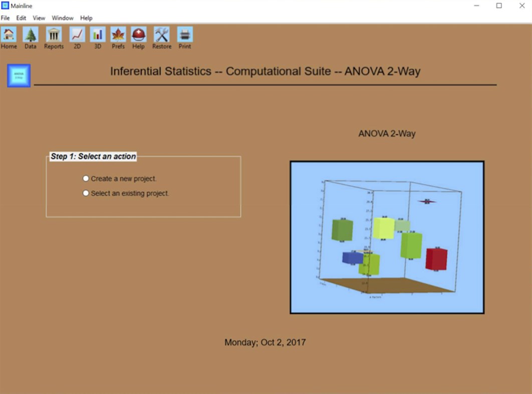 #1. ANOVA 2-way (Windows) 由: TJHansonPhD