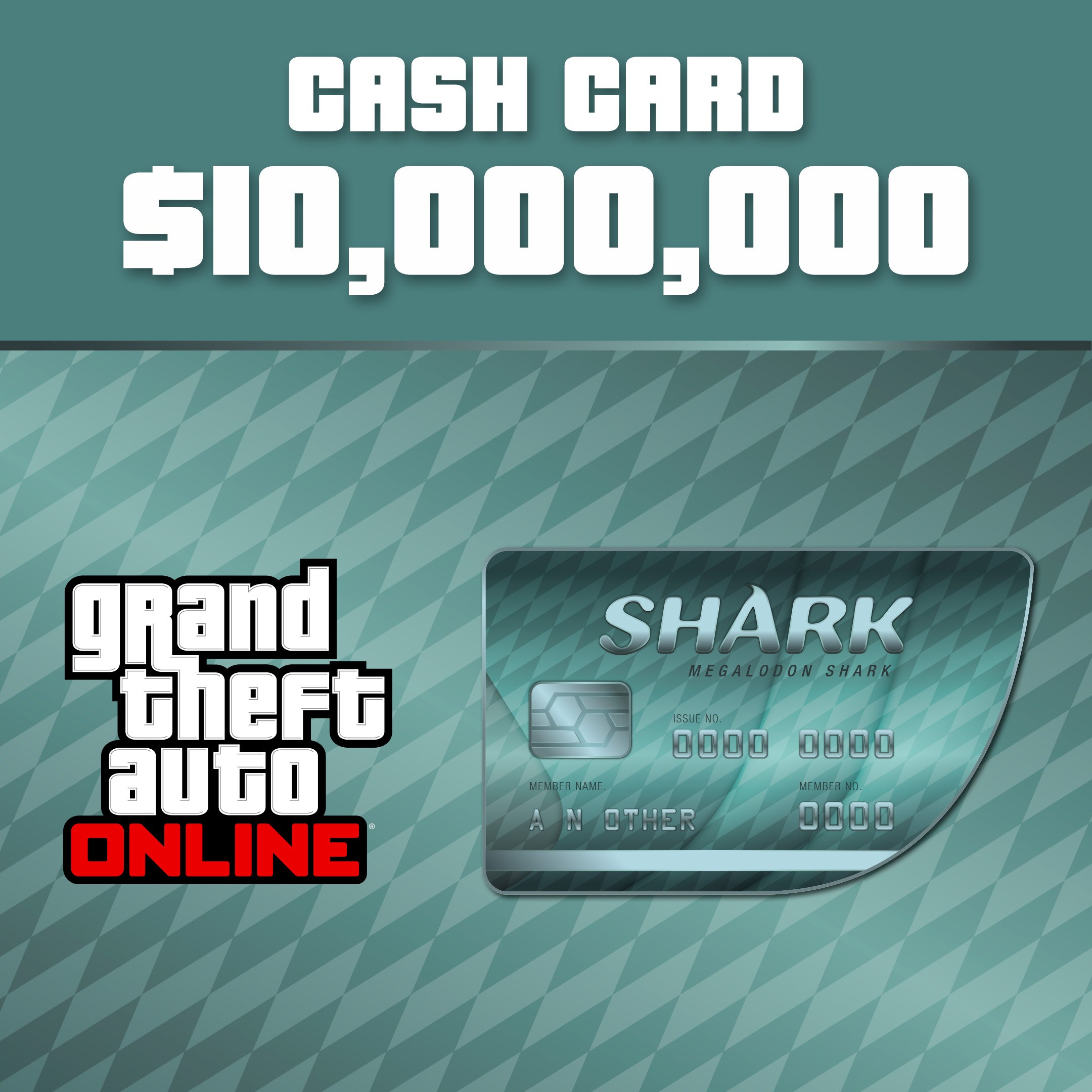 Megalodon Shark Cash Card