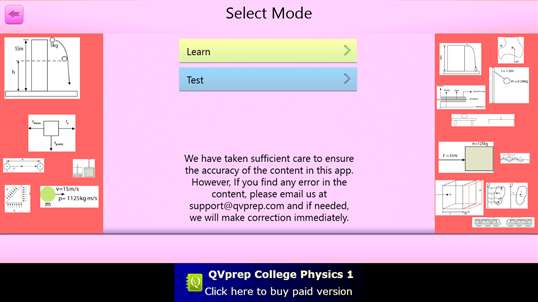 QVprep Lite College Physics Volume 1 screenshot 3