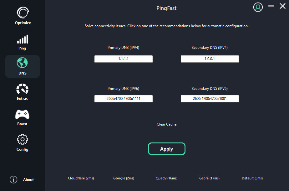 PingFast screenshot