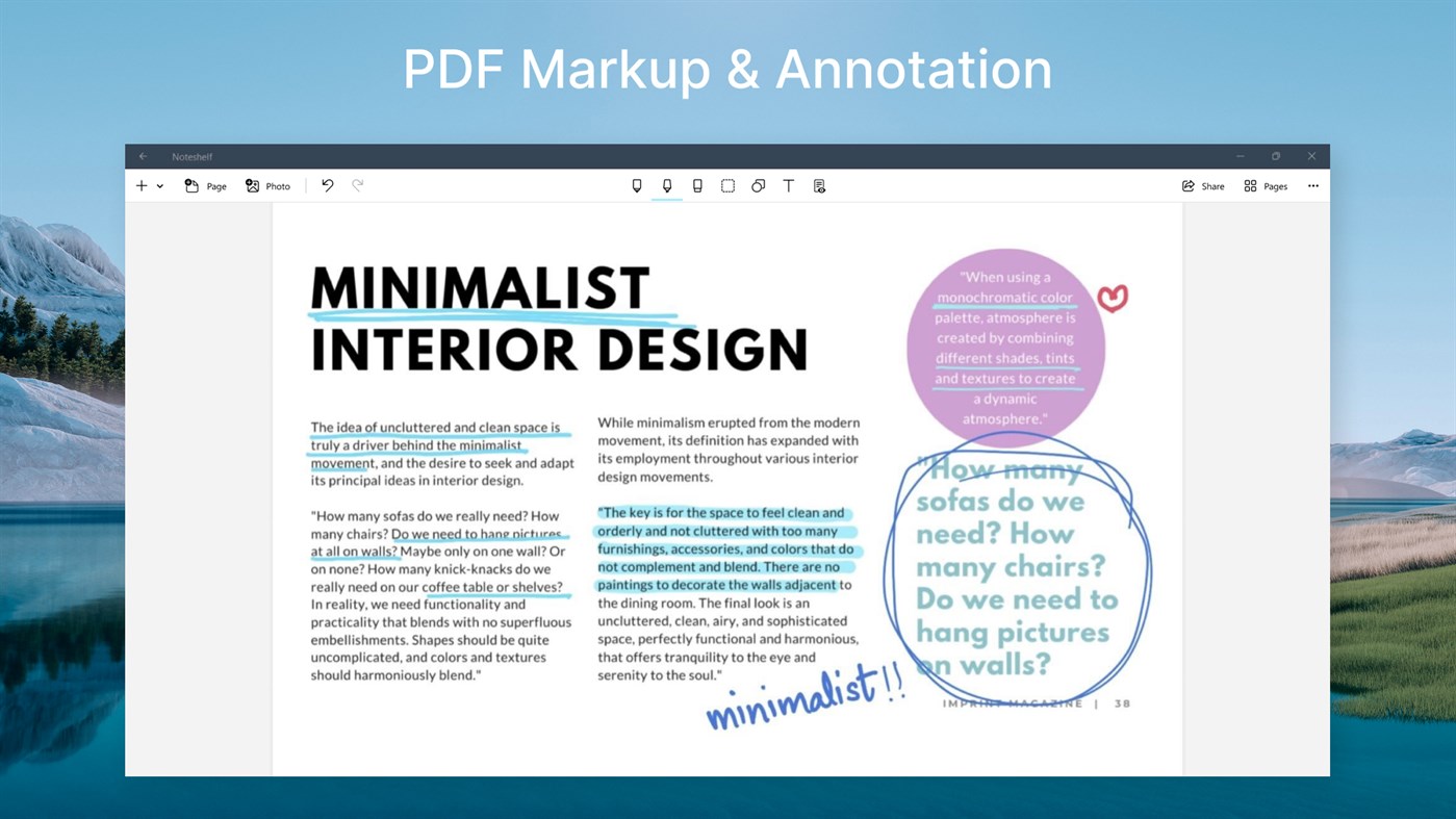 #2. Noteshelf (Windows) Podle: Fluid Touch Pvt Ltd