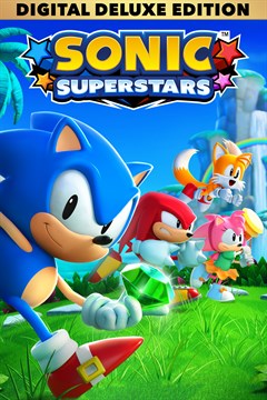 Cover poster for SONIC SUPERSTARS Digital Deluxe Edition featuring LEGO®