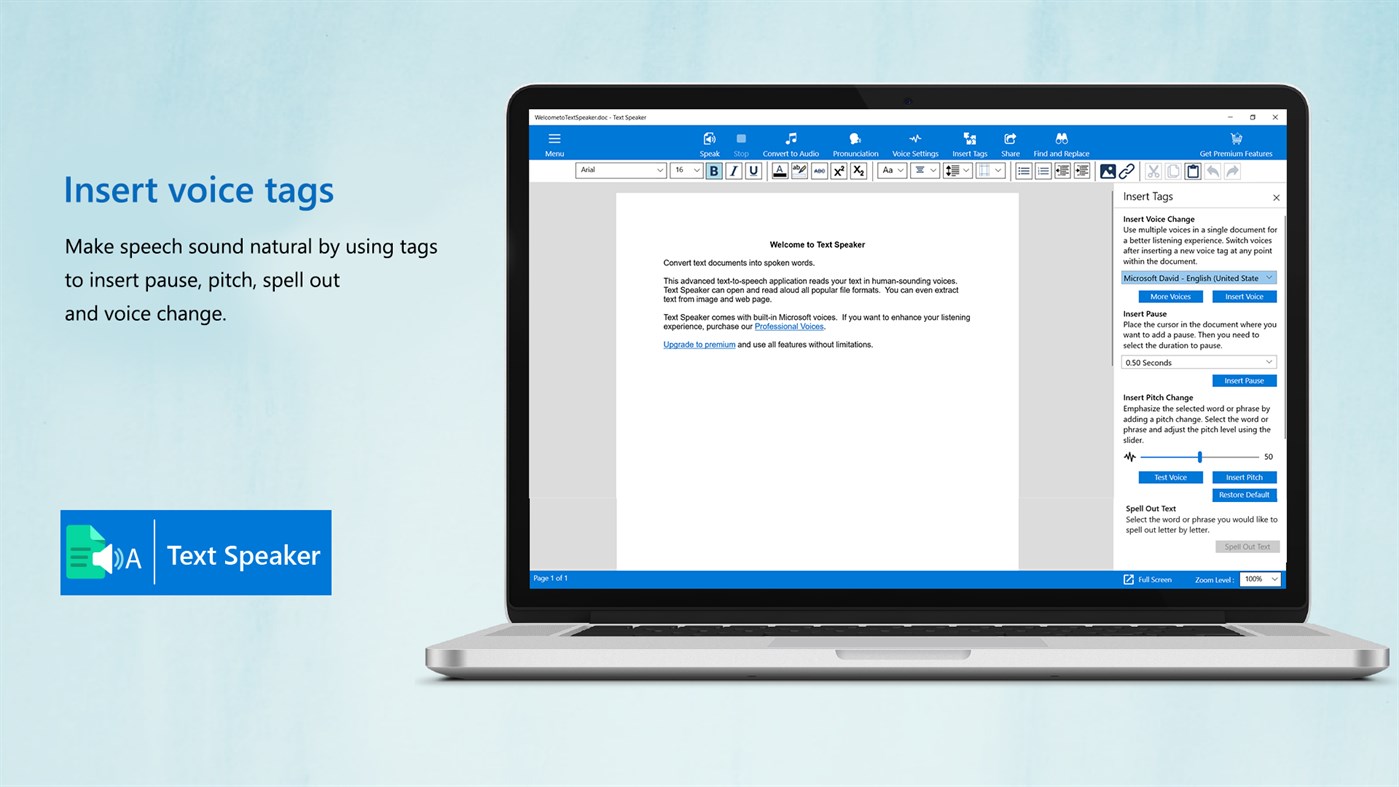 #5. Text-Speaker (Windows) Tekijänä: DeskShare