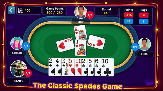Spades Card Game Free screenshot 5