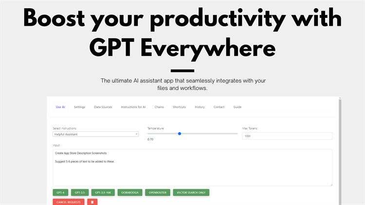 GPT Everywhere: Desktop AI - PC - (Windows)