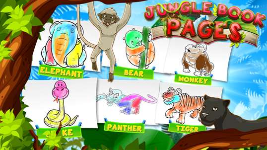 Jungle Book Coloring Pages Adventure screenshot 2