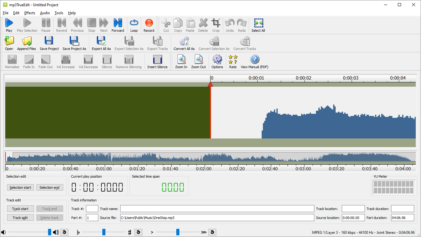 #1. mp3TrueEdit (Windows) By: C2 Solutions Ltd.