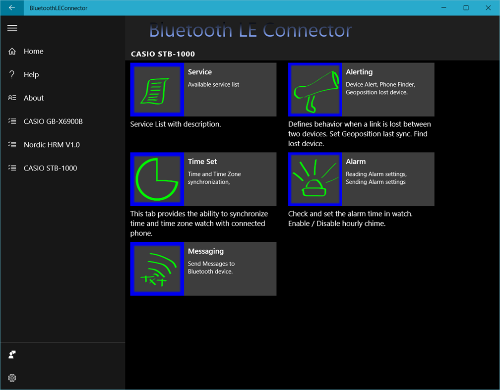 #5. Bluetooth LE Connector (Windows) Podle: Efimov S.V.