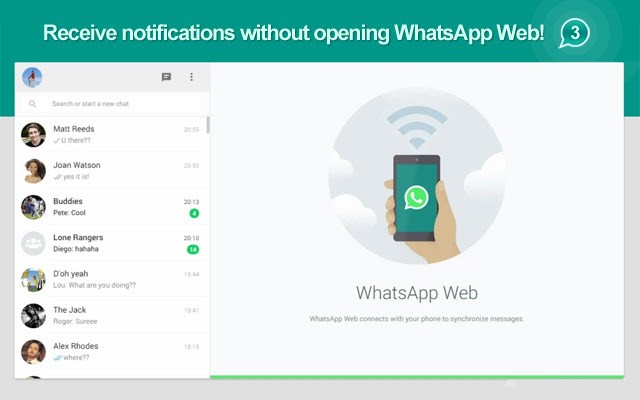 Notifier for WhatsApp Web