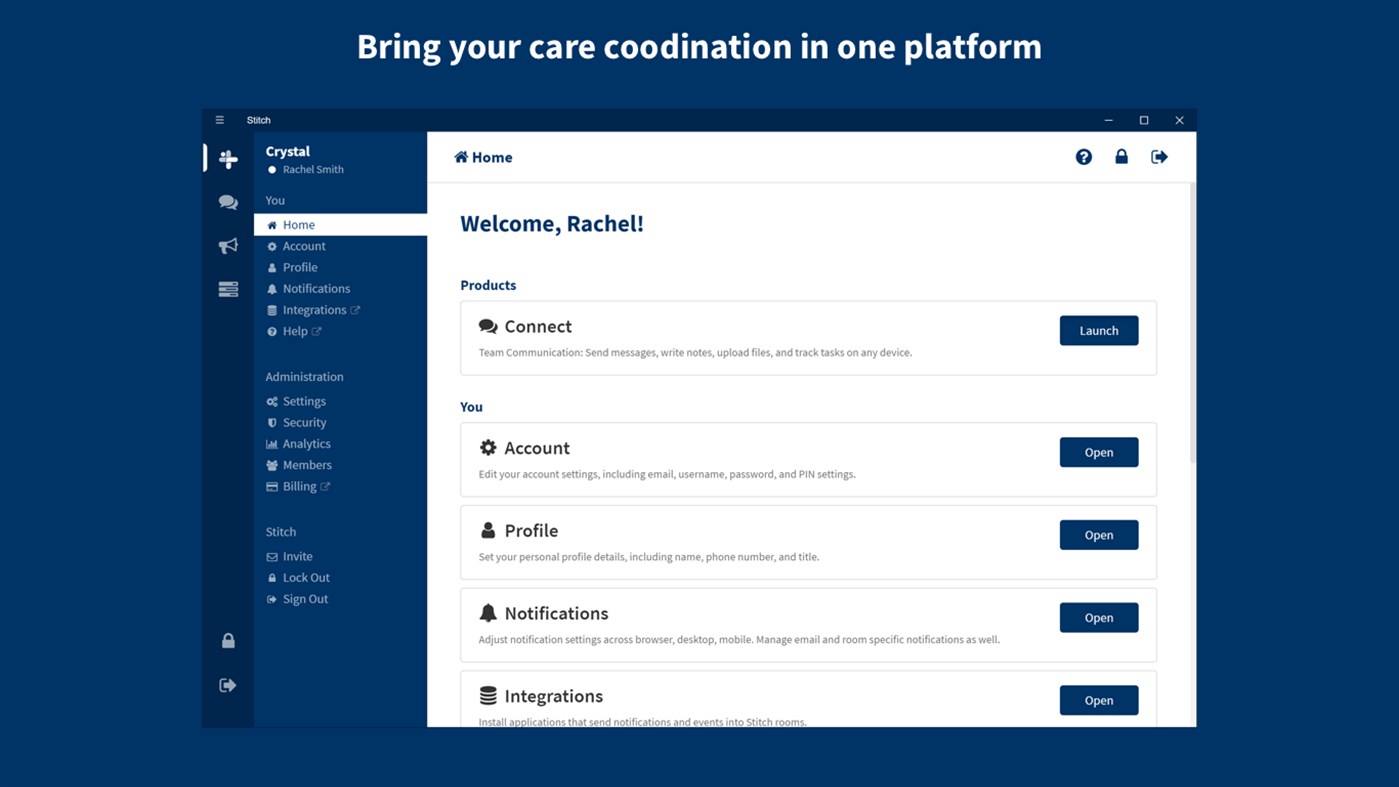 #1. Stitch - Care Coordination (Windows) 由: Stitch