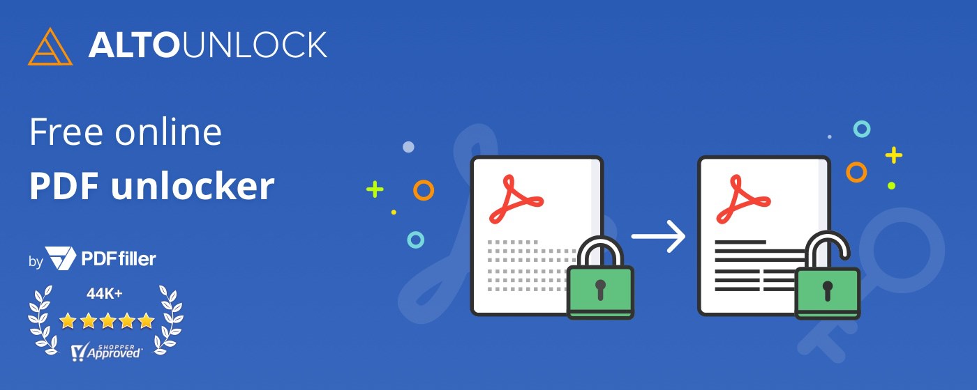Alto Unlock PDF by PDFfiller