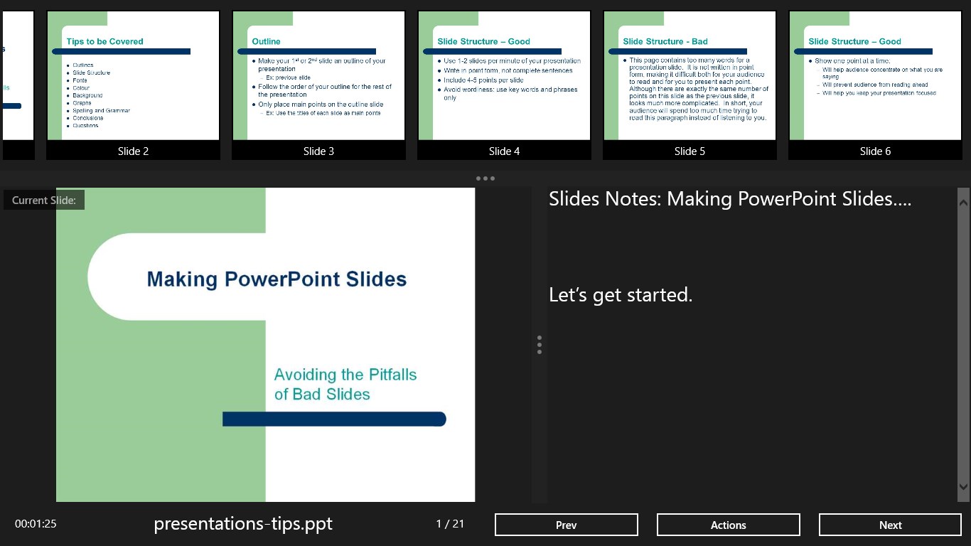 iClickr Remote for PowerPoint for Windows 10