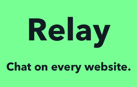 Relay: Chat on Every Website small promo image