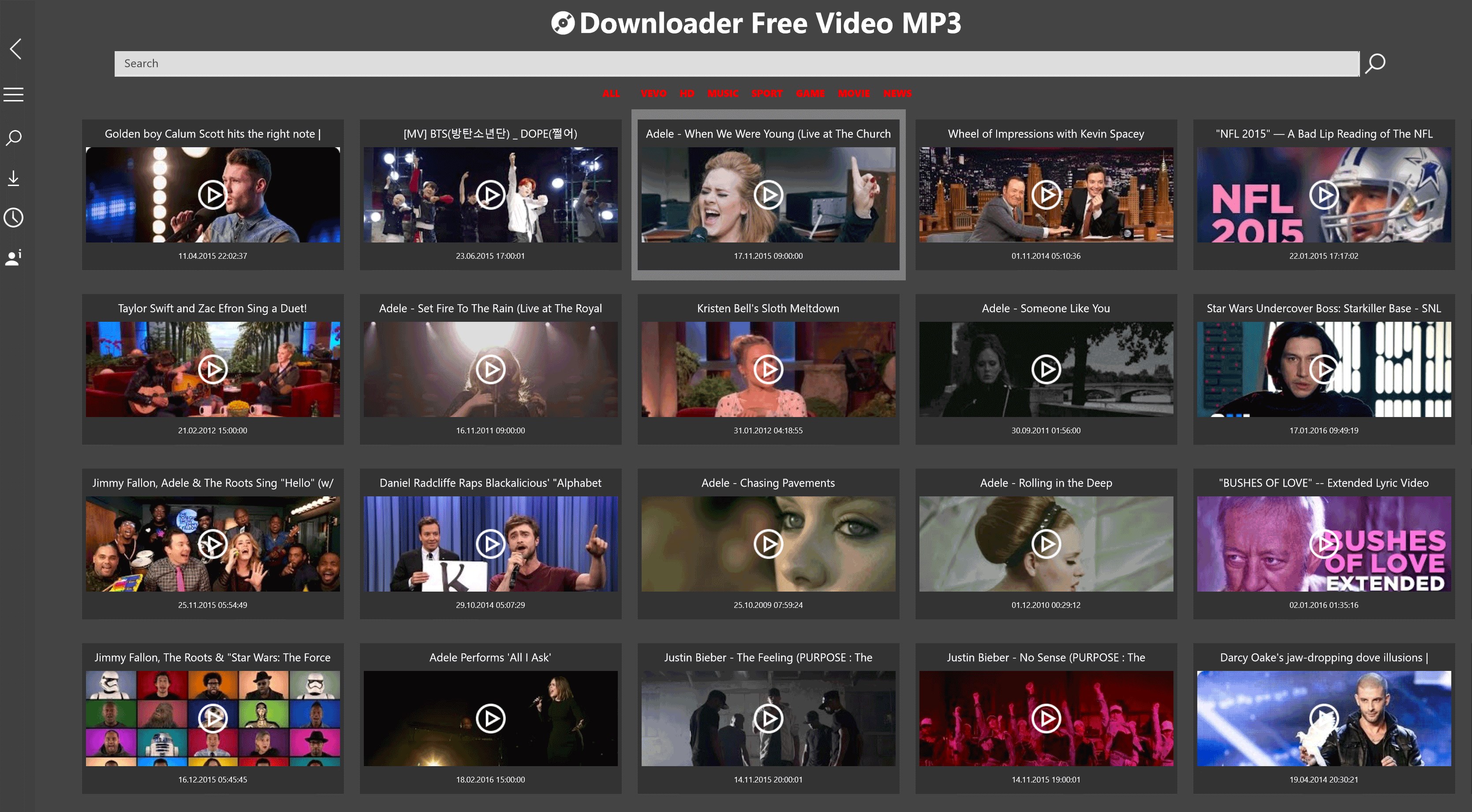 Downloader Mp3 Video FREE for Windows 10