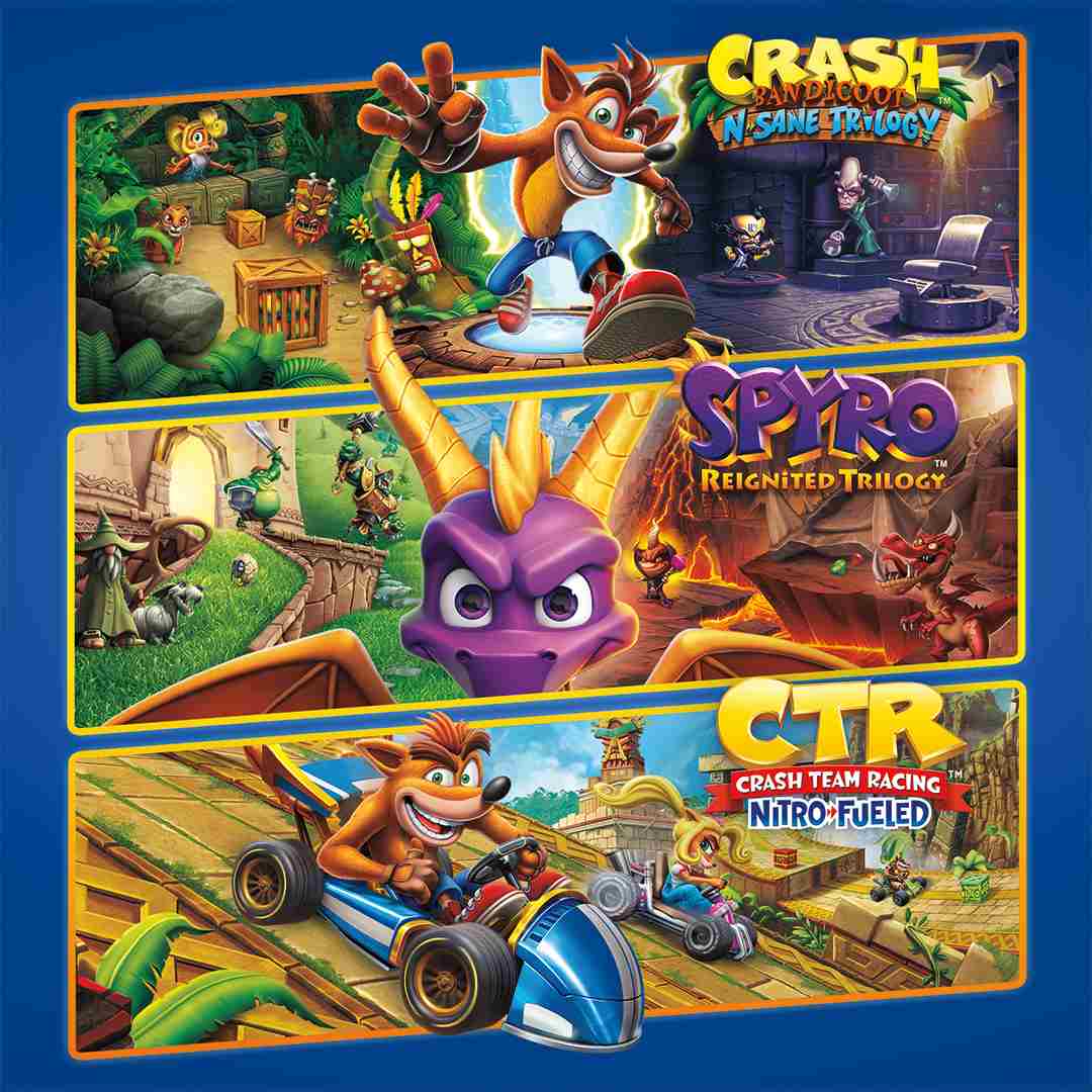 Pacote Triplo Crash™ + Spyro™