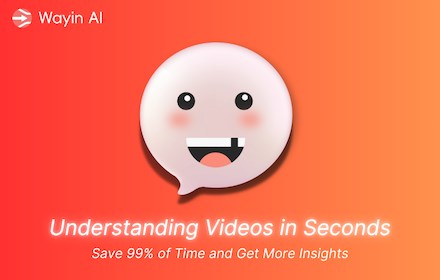 Wayin AI - Understanding Videos in Seconds (YouTube Summarizer & Chat) small promo image